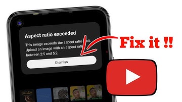 Image ratio exceeded youtube post peoblem | Fix Youtube aspect ratio 2:5 and 5:2