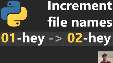 A Python Script to Increment File Names Starting at a Specific Number