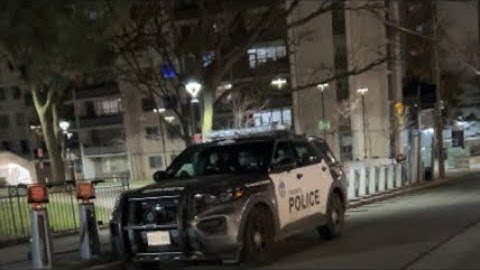 Cops and fire downtown Toronto