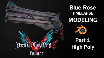 Timelapse modeling Blue Rose(Nero