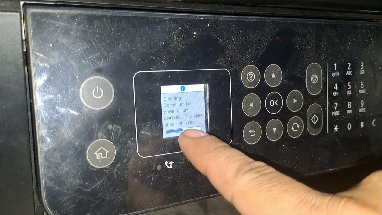 Paano mag Nozzle check at Head Cleaning sa Epson L5190? basic tutorial