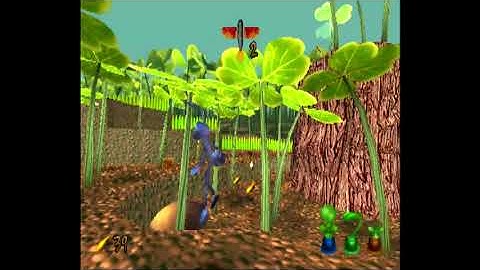 A Bugs Life PS1 Level 10 - Clover Forest