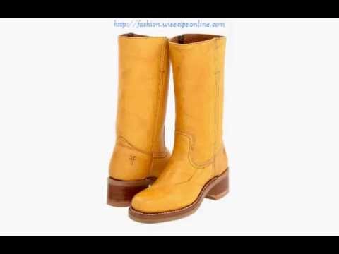 frye campus boots banana