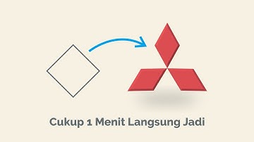 TRIK CEPAT BIKIN LOGO MITSUBISHI DI COREL DRAW