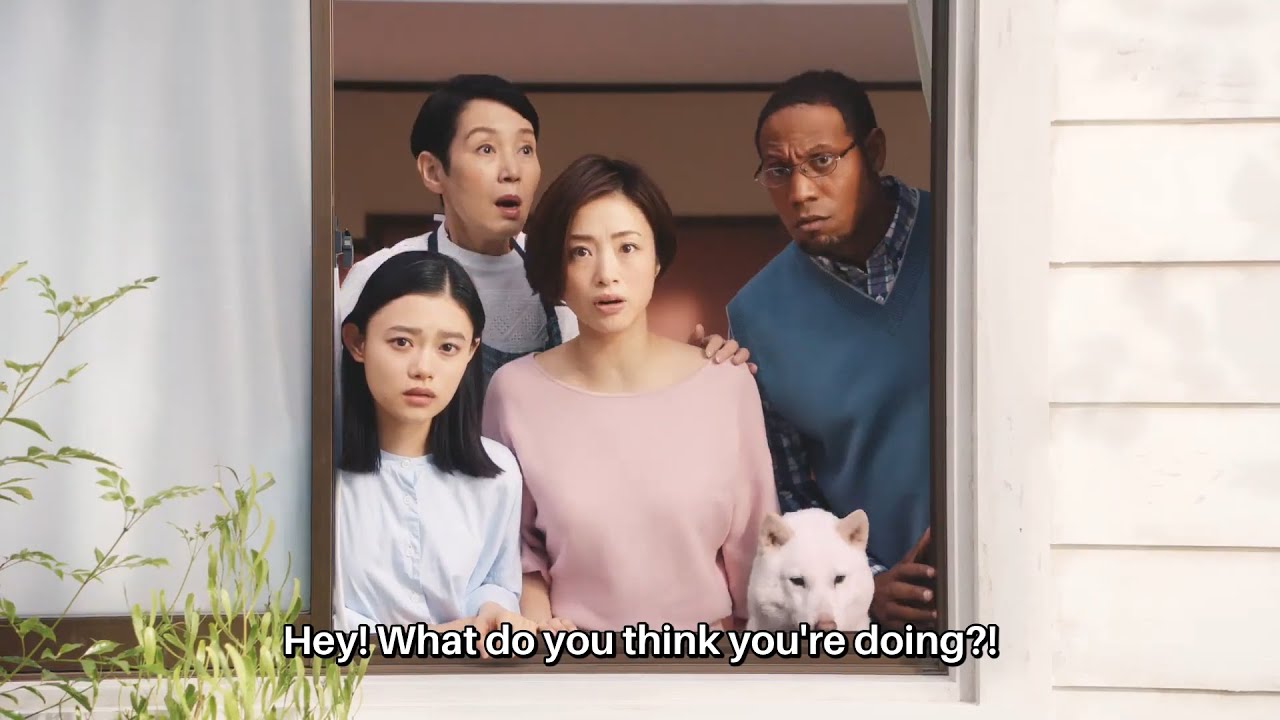 白いお父さん  SoftBank Dog (Otou-san|White Family) Japanese Commercials