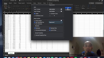 FIN534: Regression using Excel