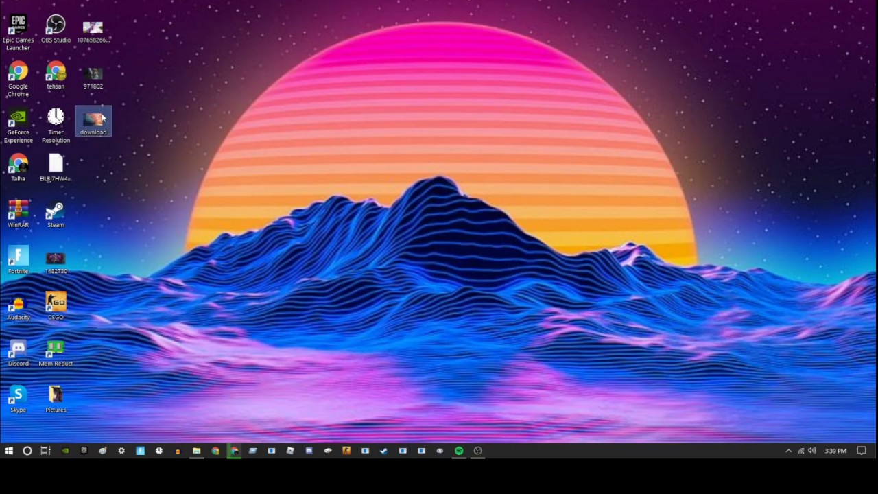 How to make your desktop background clear and not blurry 