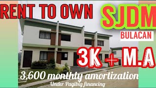 RENT TO OWN LOCATED IN SAN JOSE DEL MONTE BULACAN / 3600 MONTHLY ‼️/Jelica Replagao