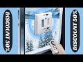 Window Washer Robot Dual Water Spray Remote Control Electric Glass Cleaner