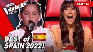 BEST BLIND AUDITIONS of The Voice Kids SPAIN 2022! 🇪🇸 | Top 6