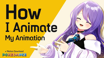 How I Animate My Animation ~ POKEDANCE + Motion Data MMD 【Hololive】