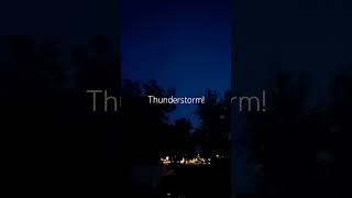 Nighttime Thunderstorm! #lightening  #thunderstorm  #nightstorm