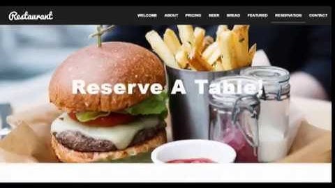 Responsive Restaurant Cafe Coffee Shop HTML5 Bootstrap Template