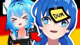 How can i say &#39;I have 30cm penis&#39; in German? 【 VRchat 】