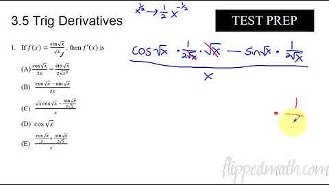 Calculus Test Prep - 3.5