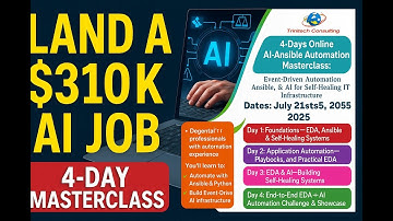 Complete this 4 days Online AI Automation Masterclass & land this $310k/yr Job