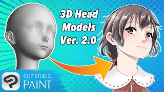 Draw MANGA with CLIP STUDIO PAINT Ver.2.0 3D models