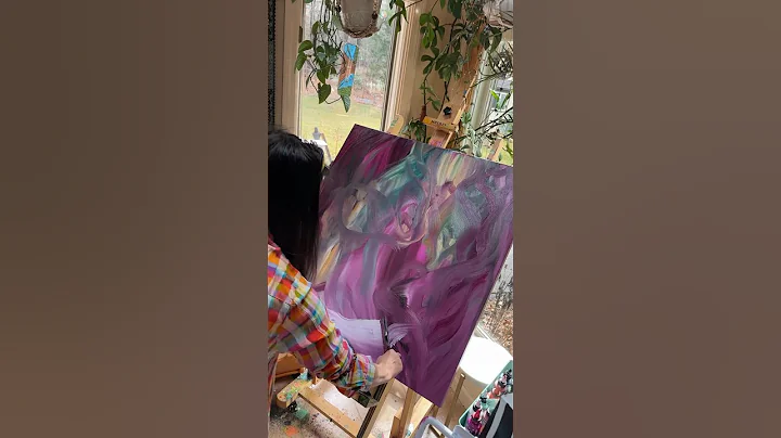 Trauma Therapist Heals Trauma Through Intuitive Painting #art #intuitiveart #cptsd #canvasart #ptsd