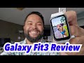 Samsung galaxy fit3 review and walkthrough features tiles apps quick settings