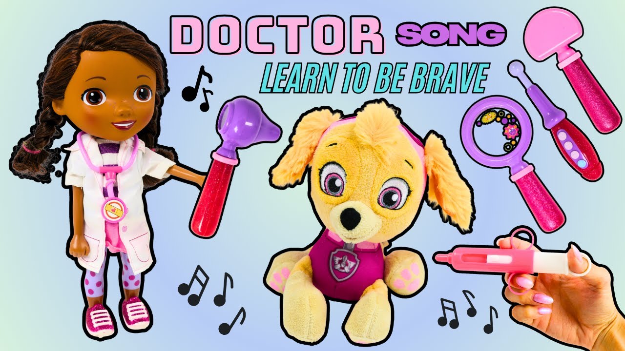Play: Paw Patrol Skye's Toy Doctor Check-Up: a cosy pretend-play song