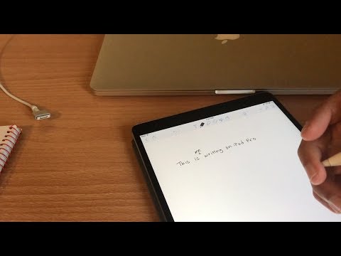 Writing with Apple Pencil on iPad Pro  10 5 quot   vs Real Pen