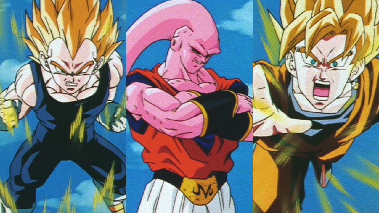 Goku & Vegeta vs Boohan (Japanese)