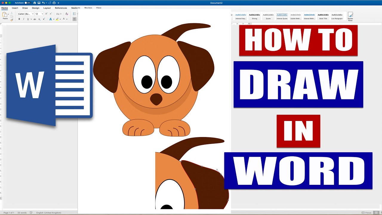How To Draw In Word Add A Drawing On Word Howto