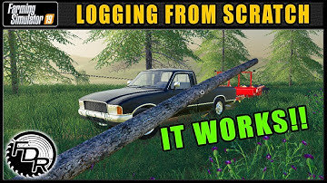 Wrong Trailer Right Attitude! - Logging From Scratch 8 - Farming Simulator 2019 - FDR Logging