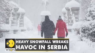 Heavy Snowfall Wreaks Havoc In Belgrade And Much Of Serbia Wion Latest Update World English News