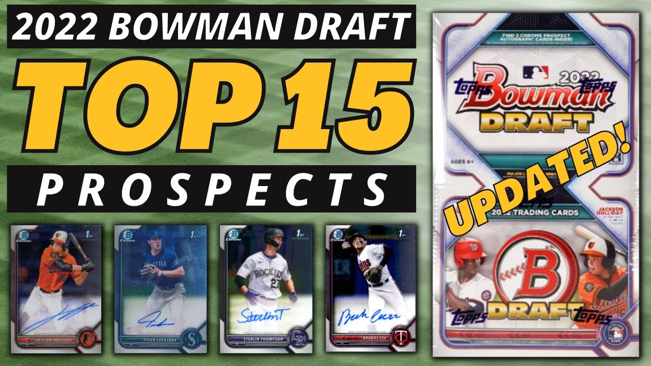 Top 15 Prospects in 2022 Bowman Draft Right Now Bowman Chrome