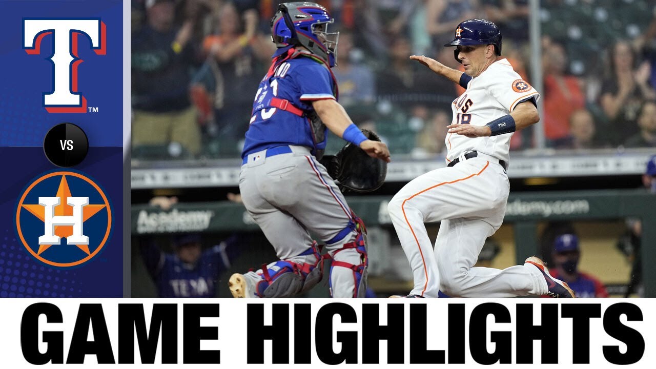 Rangers vs. Astros Game Highlights (5/13/21) MLB Highlights YouTube