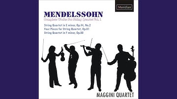 String Quartet No.4 in E Minor, Op. 44 No.2: IV. Presto agitato