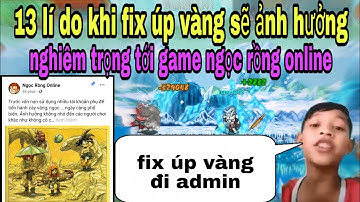 rongblackk sv1 || vụ fix vàng từ admin khiến dân cày vàng nghỉ game và 13 lí do sau khi fix úp vàng
