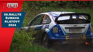 58  RALLYE ŠUMAVA KLATOVY 2024 SERVIS SHAKEDOWN SS1 ONBOARD