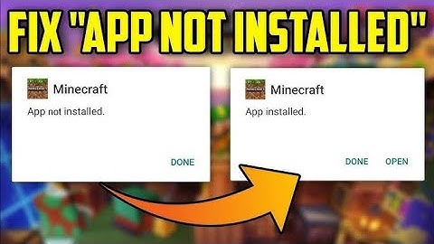 How To Fix "App Not Installed" Problem in Minecraft PE 1.21.81 | Fix App Not Installed Problem