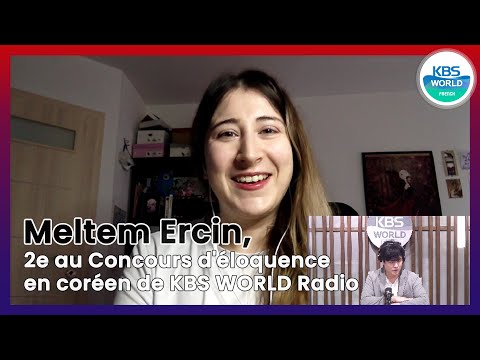 Meltem Ercin, 2e au Concours d&amp;#39;éloquence en coréen