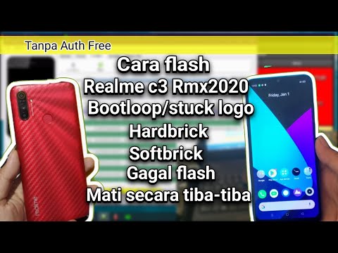 Cara Flash Realme C3 Rmx2020 bootloop, Hardbrick,softbrick,stuck logo via flashtool #realmec3