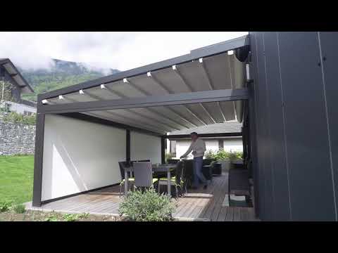 Pergola toldo lluvia MED QUADRA