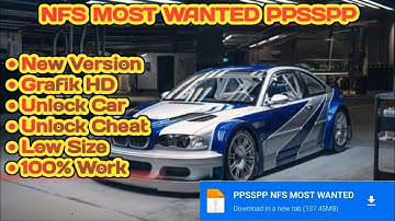 DOWNLOAD GAME PPSSPP NFS MOST WANTED TERBARU 2025