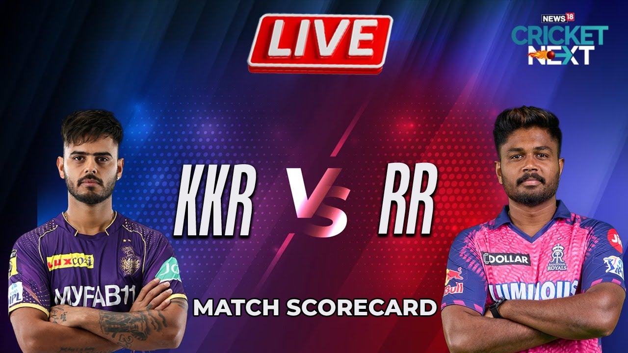 🔴KKR vs RR Live IPL 2023 Rajasthan win the toss, opt to field first at Eden Gardens