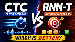 CTC vs RNN-T Explained | Speed vs Accuracy in Speech Recognition