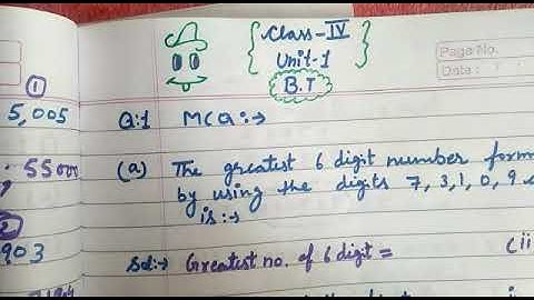 Class 4 unit 1 brain teasers