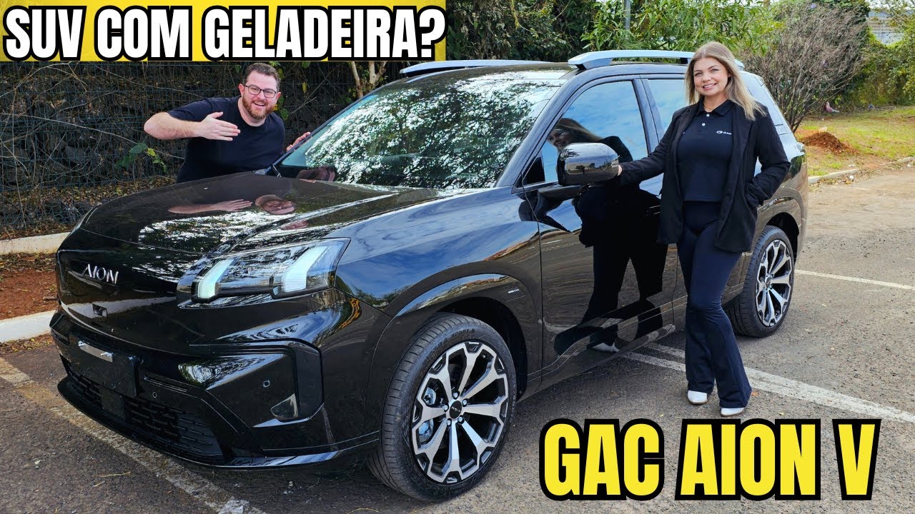 GAC Aion V: SUV elétrico que tem até Geladeira! Me impressionei, mas Vale o Preço?