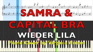 Wieder lila Samra & Capital Bra Piano Tutorial Instrumental Cover