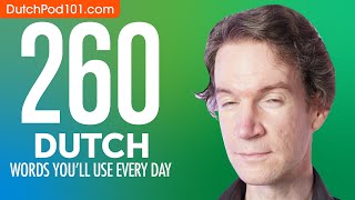 260 Dutch Words You'll Use Every Day - Basic Vocabulary #66