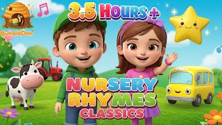 Bumble Den | 3.5 Hours+ Loop of Classic Nursery Rhymes Compilation – Old MacDonald,  & More