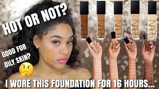 NARS Radiant Longwear Foundation | Swatches | FIJI | PUNJAB | Full Coverage Foundation | Best