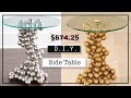 D.I.Y. Glam side table | How to make a beautiful Glam side table for Less