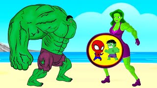 Evolution Of HULK Pregnant : Fake Baby HULK Vs Real Baby HULK | Super Heroes Animation