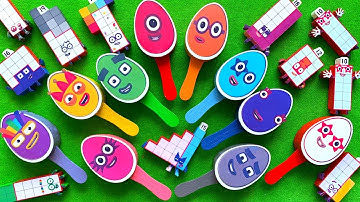 Looking for Numberblocks NEW 144 Puzzle Tetris Shape | ASMR chirping of birds